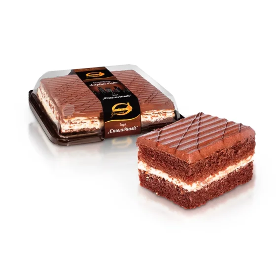 Schokotorte - Stolitschnyj, mit Sauerrahm, Lackmann, 1,1 kg 