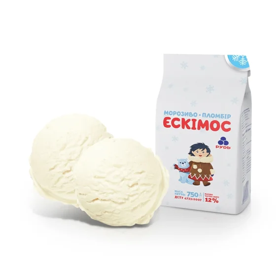 Мороженое - Эскимос пломбир, Рудь, 750 г