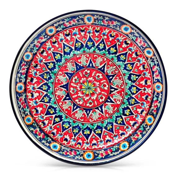 Lagan - KaraKalam 37KM-001, Rischtan Keramik, Ø 37 cm