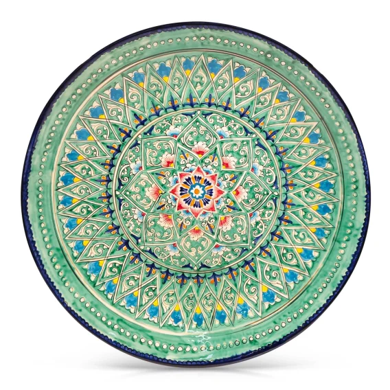 Ляган - КараКалам KN3, Риштан керамика, Ø 42 см