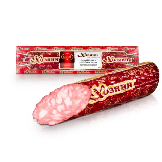Wurst - Derewenskaja, mit geräuchertem Speck, Lackmann, 325 g