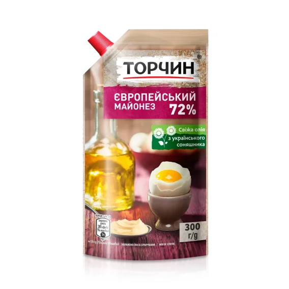 Майонез - Европейский, 72 % жирности, 300 г