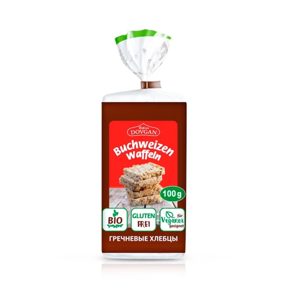 Buchweizenwaffeln, Dovgan, 100 g