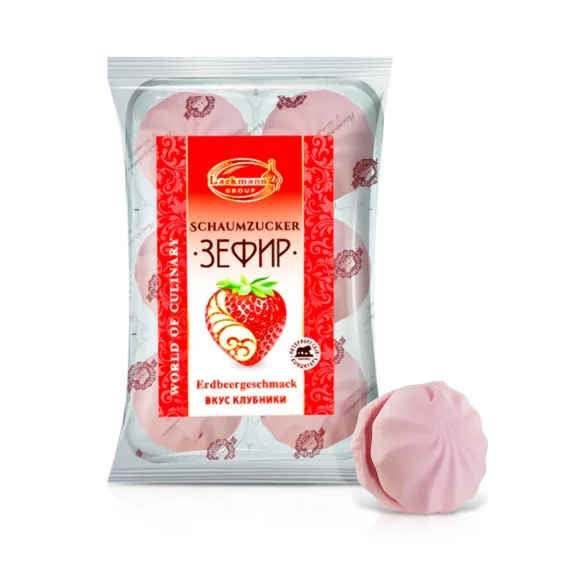 Zefir mit Erdbeergeschmack, Lackmann, 310 g 