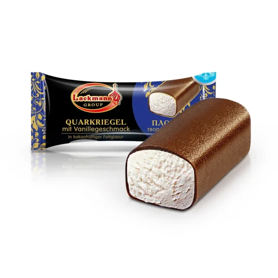 Quarkriegel in Schokoglasur - Plombir, Lackmann, 38 g