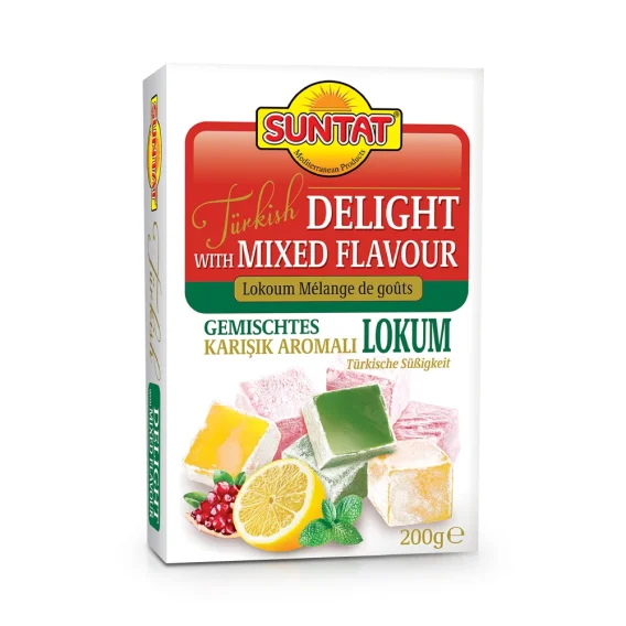 Orientalische Süßigkeiten - Rachat-Lukum Assorti, 200 g