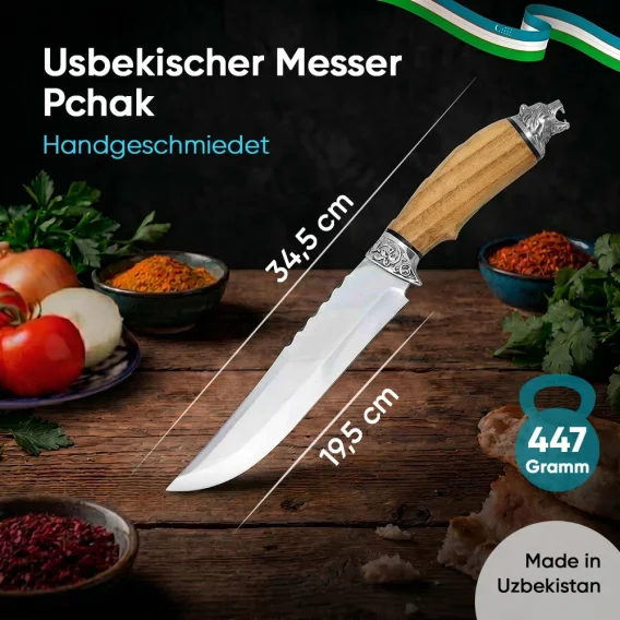 Usbekischer Messer – Pchak, 34,5 cm