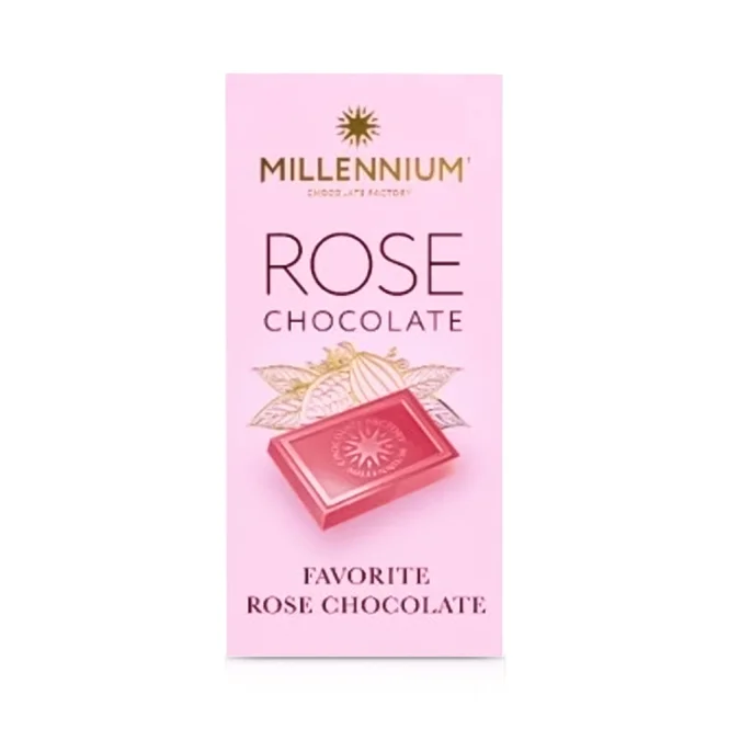Rosaschokolade - Rose, Millennium, 100 g