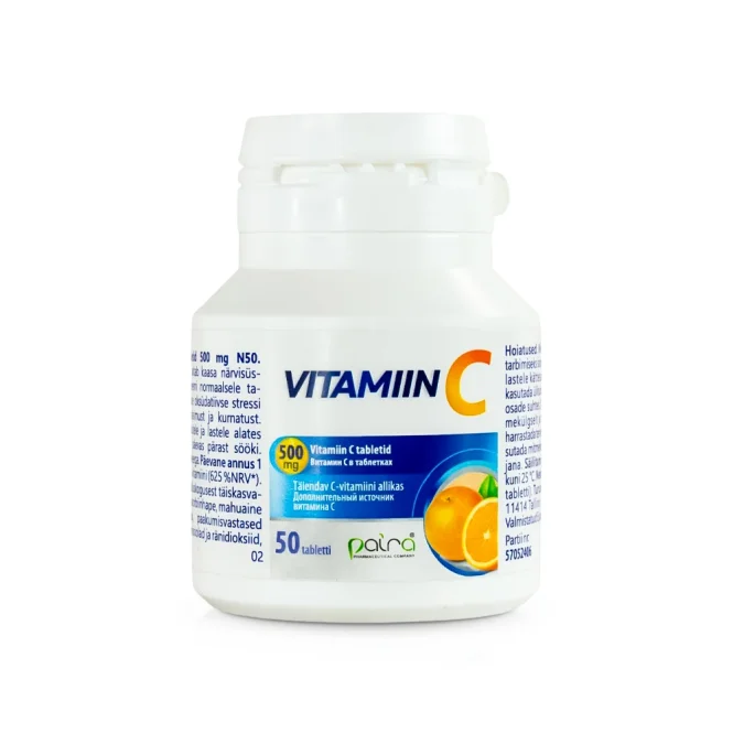 Vitamin C 500 mg, 50 Tabletten