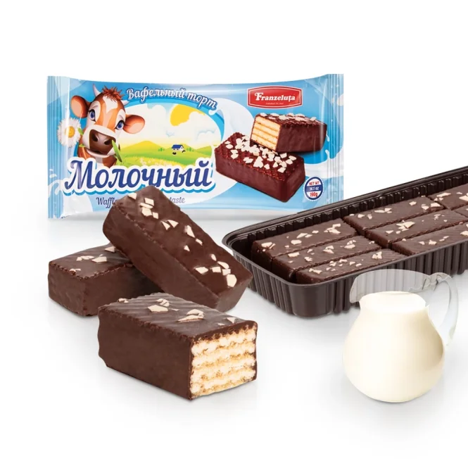 Waffeltorte mit Milchgeschmack, Franzeluta, 190 g