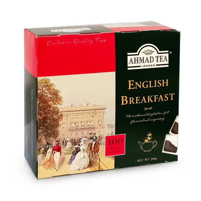 Schwarzer Tee Ahmad - English Breakfast, 100 x 2 g  
