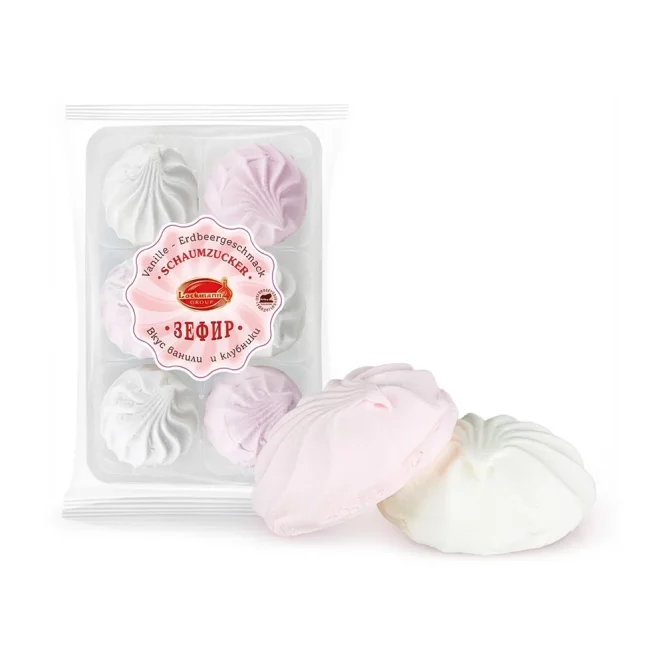 Зефир с ванильно-клубничным вкусом, Lackmann, 155 г