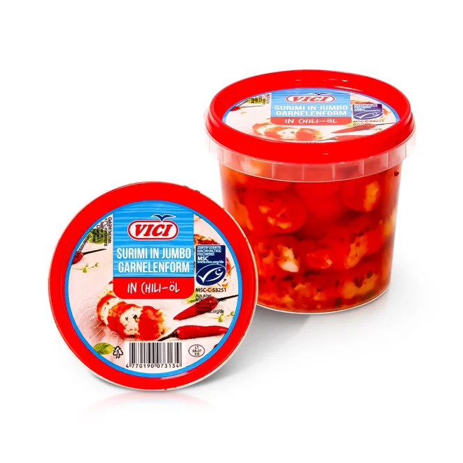 Surimi-Garnelen-Imitat, in Chili-Öl, Vici, 320 g