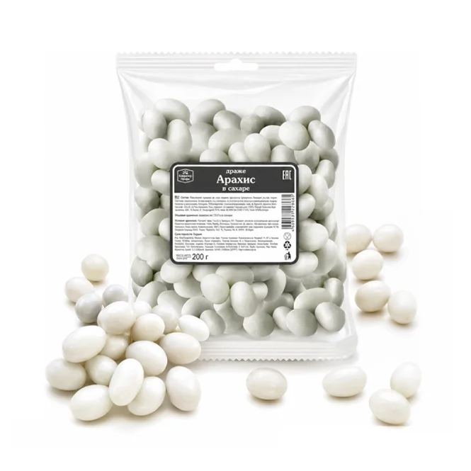 Dragee - Erdnüsse in Zucker, 200 g 