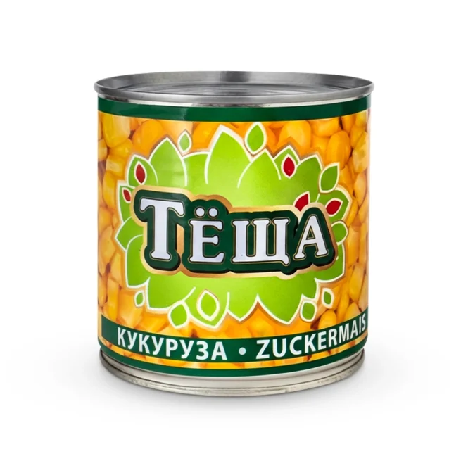 Кукуруза консервированная, Тёща, 425 г