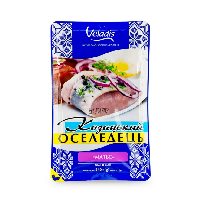 Matjesfilet - Kosak, in Öl, Veladis, 240 g