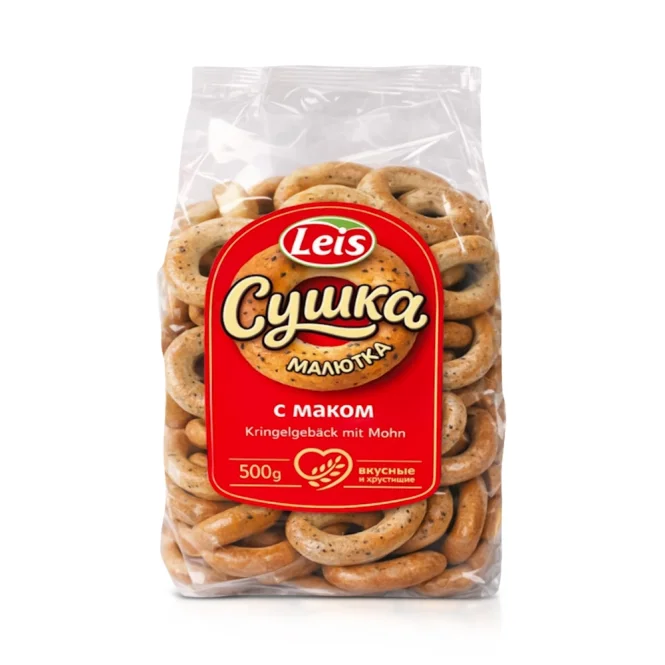 Kringelgebäck - Maljutka mit Mohn, Leis, 500g