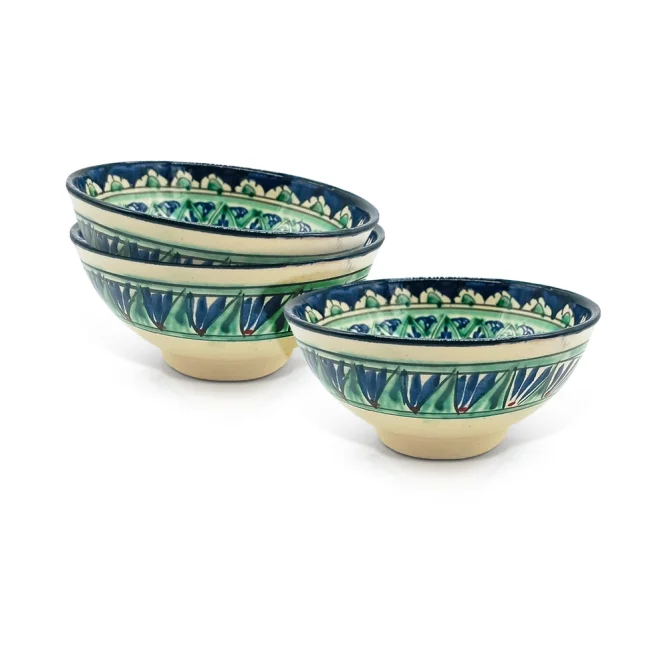 Schale Kosa Mechtob П2 - Risсhtan Keramik, 500 ml, Ø 15 cm х 3