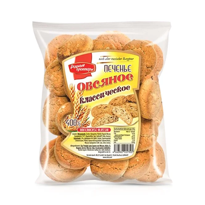 Hafergebäck klassik, RP, 400 g