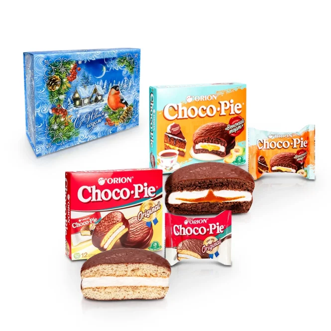 Geschenkset - Neujahr Choco Pie 6