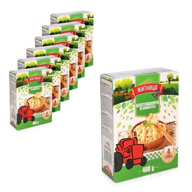 Gerstengraupen, Zhitnica, in Kochbeuteln, 7 x 400 g