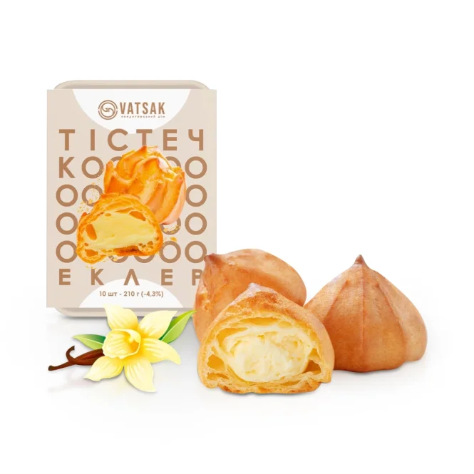Eclairs mit Vanillefüllung, Vatsak, 210 g