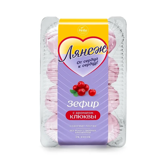 Zefir - Lanesch, mit Moosbeerengeschmack, Neva, 420 g