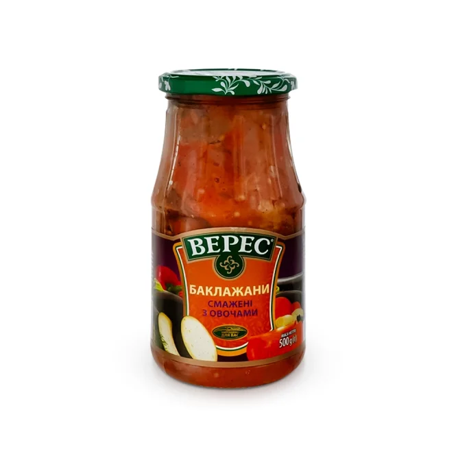 Баклажаны жареные с овощами, Veres, 500 г