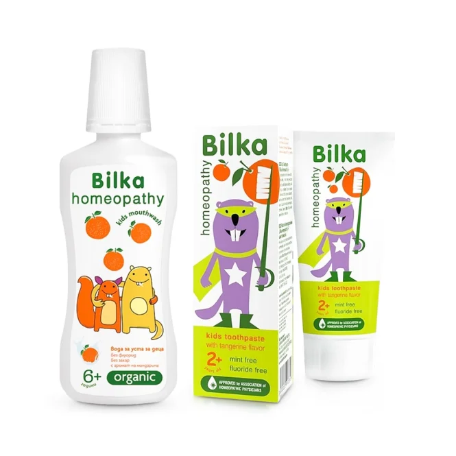 Set - Kinder, Zahnpasta + Mundspülung, Bilka