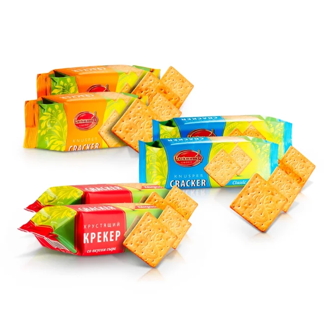 Cracker Set - Lackmann, mit Salz, 6 х 72 g