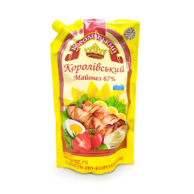 Майонез, 67% жирности, Королевский, 500 г 