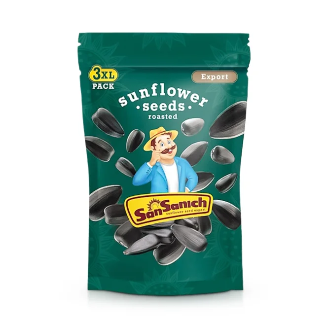 Schwarze Sonnenblumenkerne - San Sanytsch, geröstet, 450 g