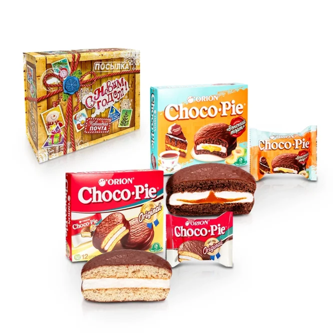 Geschenkset - Neujahr Choco Pie 6, 720 g