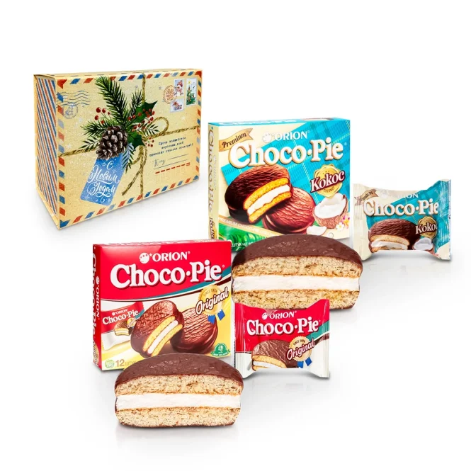 Geschenkset - Neujahr Choco Pie 4