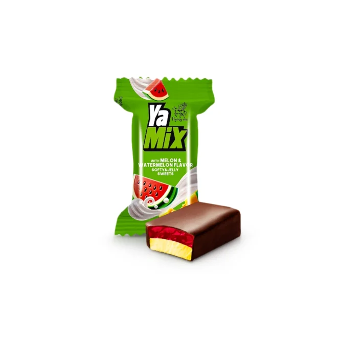 Schokokonfekt - Ya Mix, mit Melonengeschmack und Wassermelonengelee, 300 g