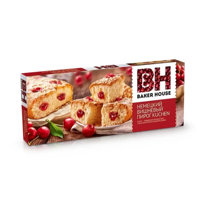 Biskuitkuchen , mit Kirschgeschmack, Baker House, 350 g