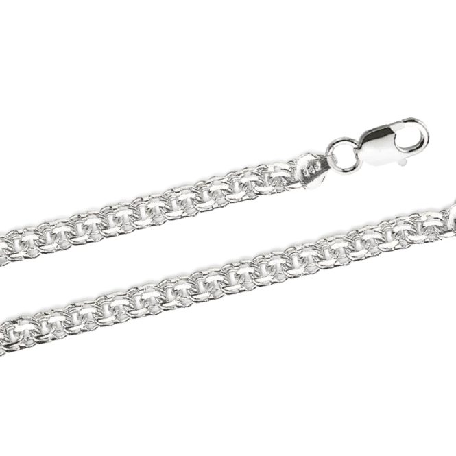 Herrenarmband, Silber 925°, Länge 22 cm