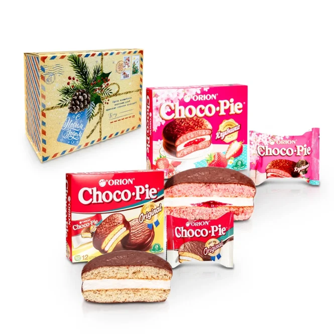 Geschenkset - Neujahr Choco Pie 3