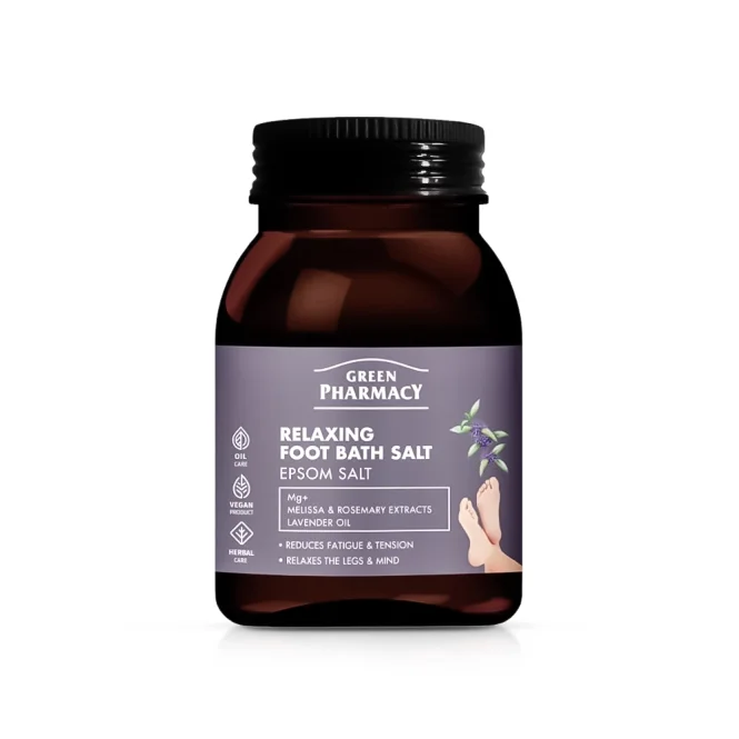 Соль для ванночки для ног - Расслабляющая, с солью Эпсома, Green Pharmacy, 400 г 