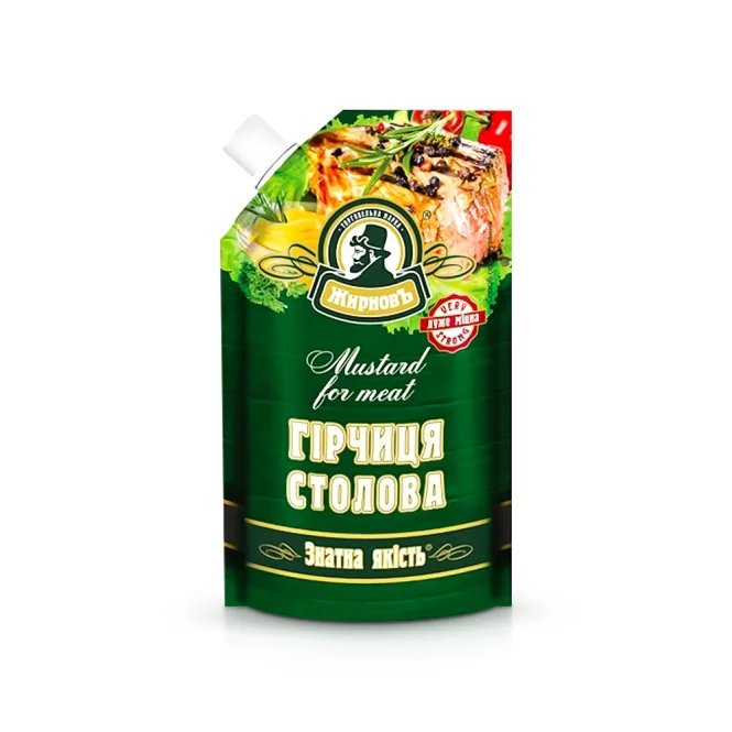 Горчица столовая острая, Жирнов,130 мл