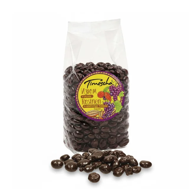 Dragee, Rosinen in kakaohaltiger Fettglasur, Timoscha, 220 g