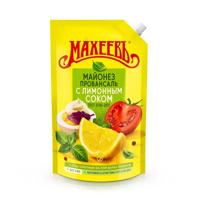 Mayonnaise - Provencal mit Zitronensaft, Macheev, 770 g