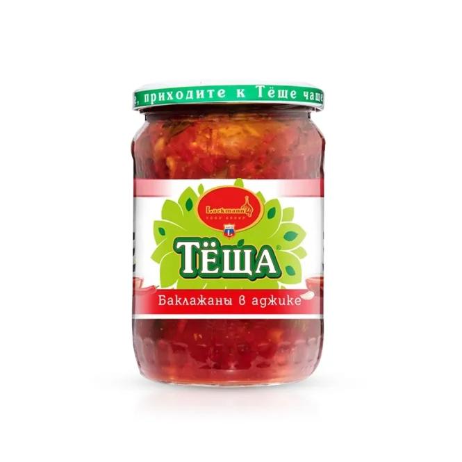 Баклажаны в аджике, шайбы, 530 г