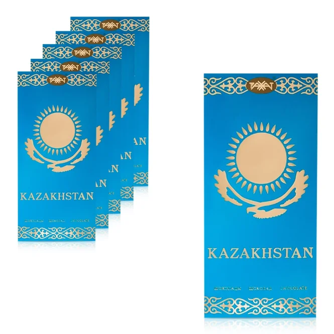 Шоколад тёмный из цельного молока -  Казахстан, 45 % какао, 6 х 100 г