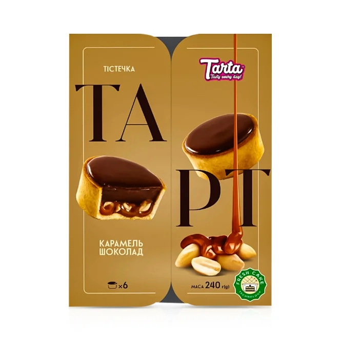 Tart - Karamell-Schokogeschmack, Tarta, 240 g