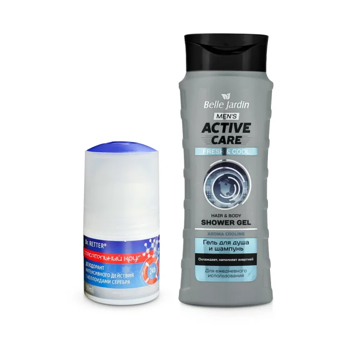 Körperpflegeset - Energie des Tages, für Männer, Duschgel + Deodorant