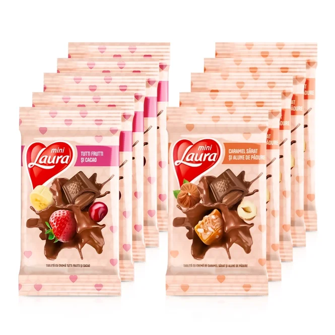 Schokoladen Set - Laura, 10 х 54,5 g