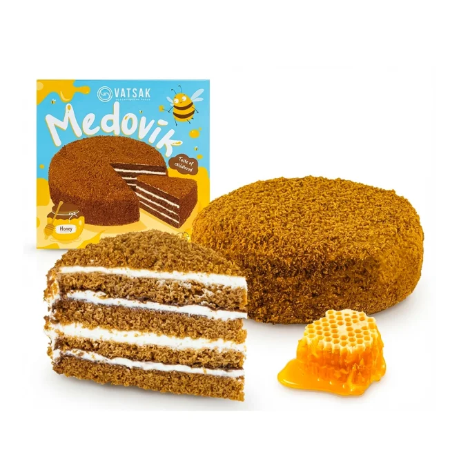 Торт - Медовик, с йогуртовым кремом, Vatsak, 1 кг
