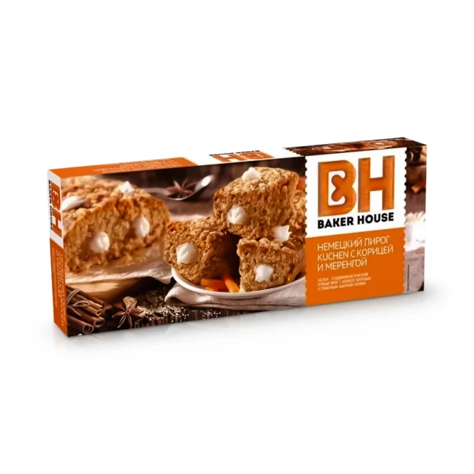 Biskuitkuchen, mit Zimt und Creme, Baker House, 350 g