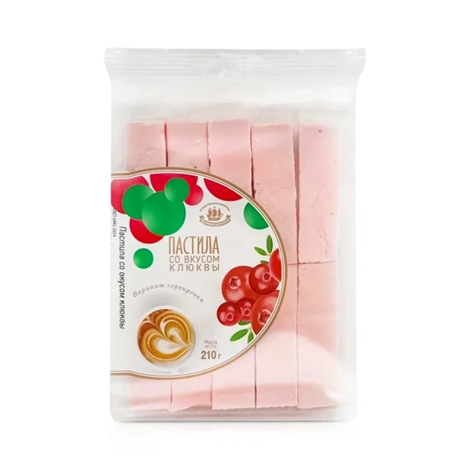 Pastila mit Moosbeeregeschmack, Kronshtadtskaya, 210 g